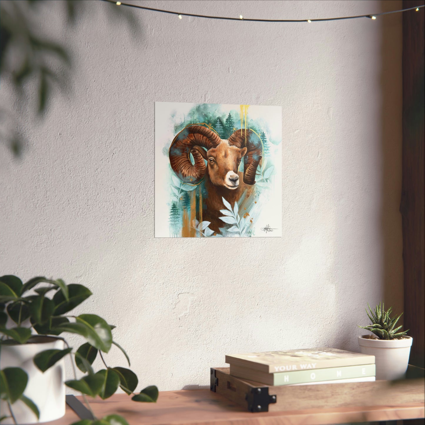 Big Horn Matte Poster