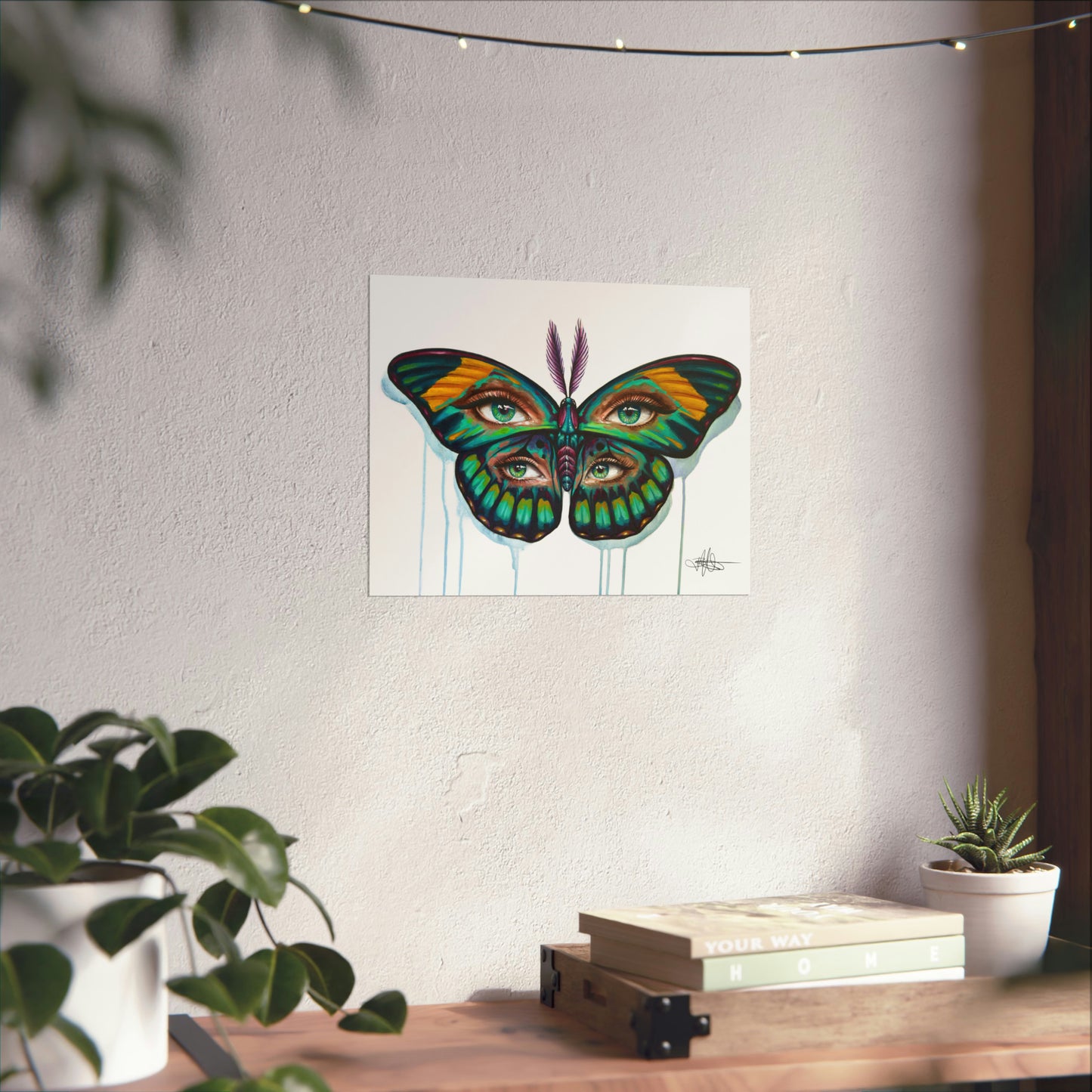 Moth Trip Matte Poster