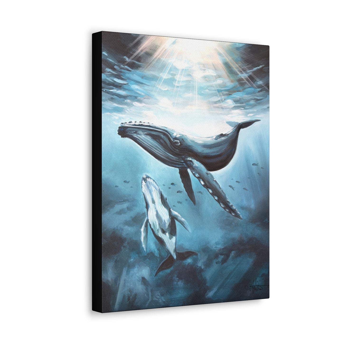 Whale Canvas Gallery Wrap