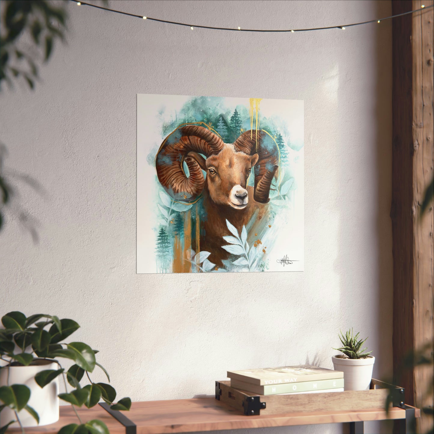 Big Horn Matte Poster