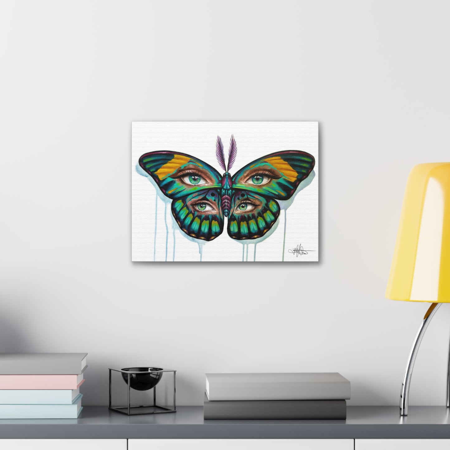 Moth Trip Canvas Gallery Wrap