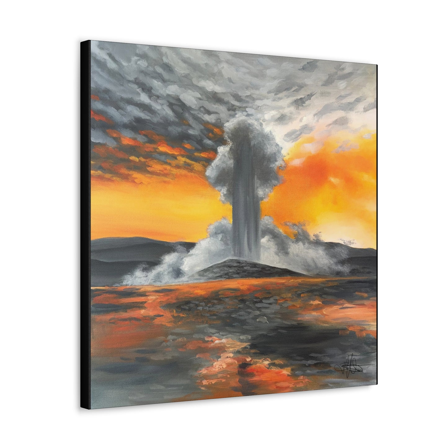 Old Faithful Canvas Gallery Wrap