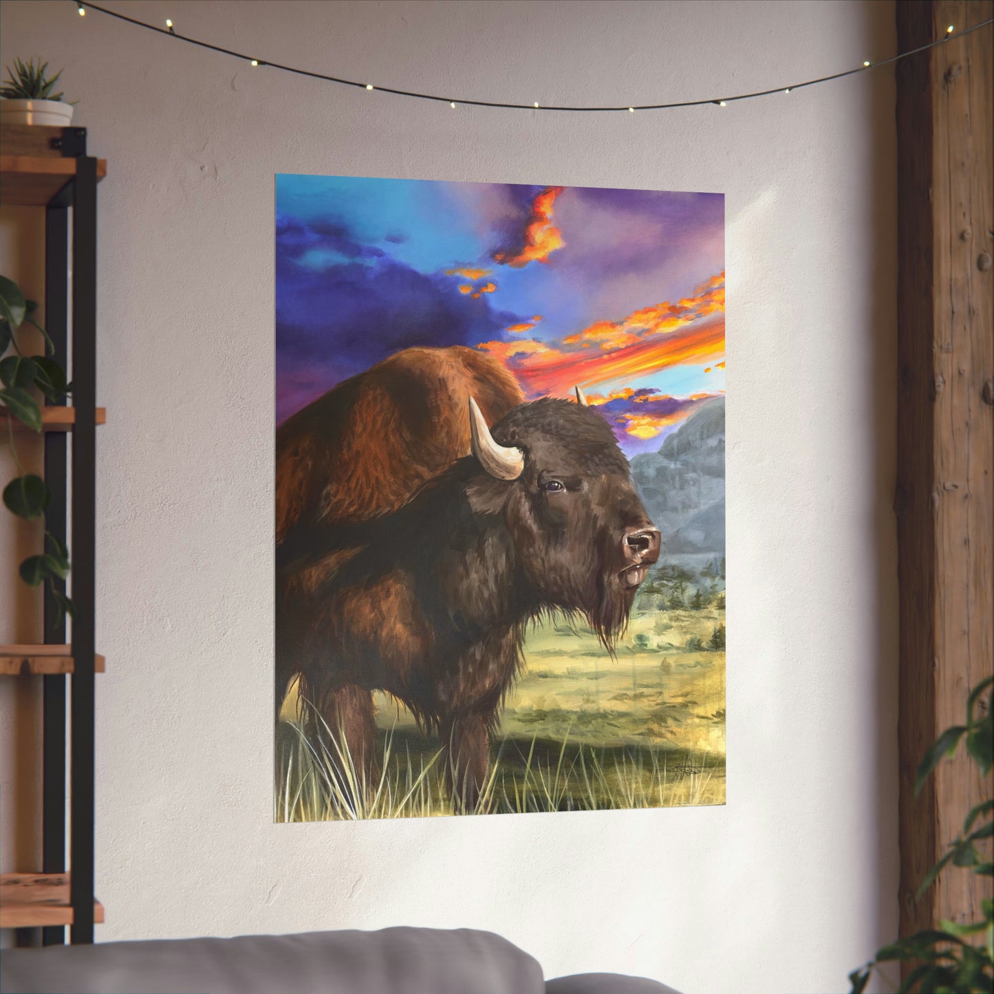 Bison Matte Poster