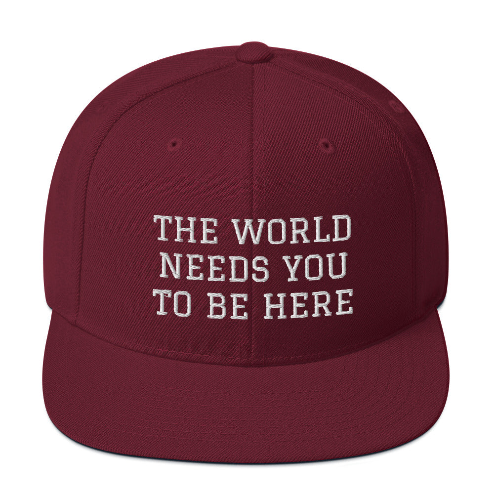 The World Snapback Hat