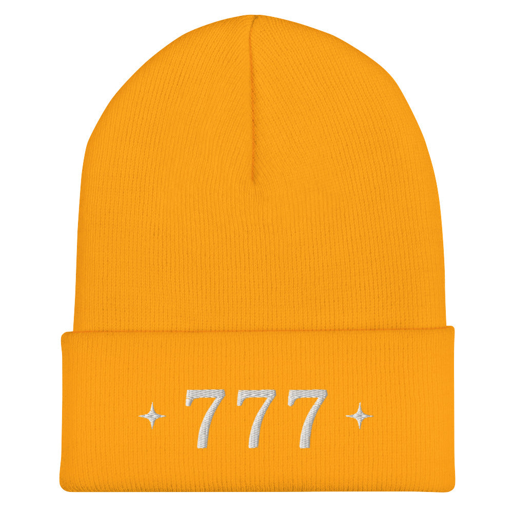 777 Cuffed Beanie