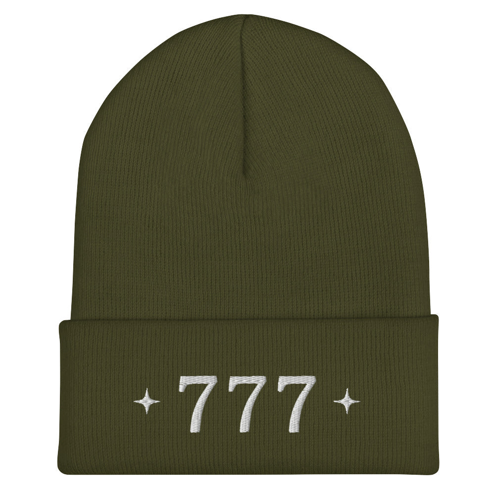 777 Cuffed Beanie