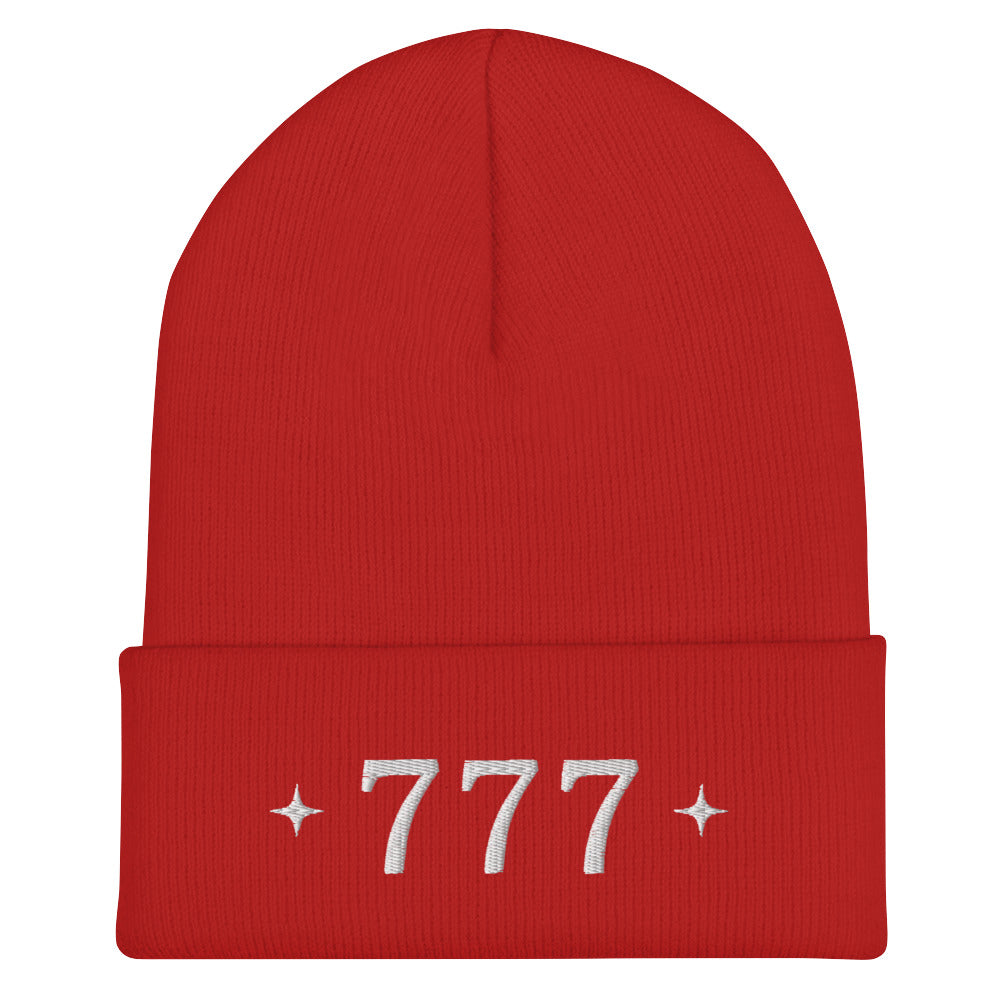 777 Cuffed Beanie