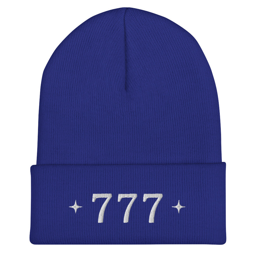 777 Cuffed Beanie