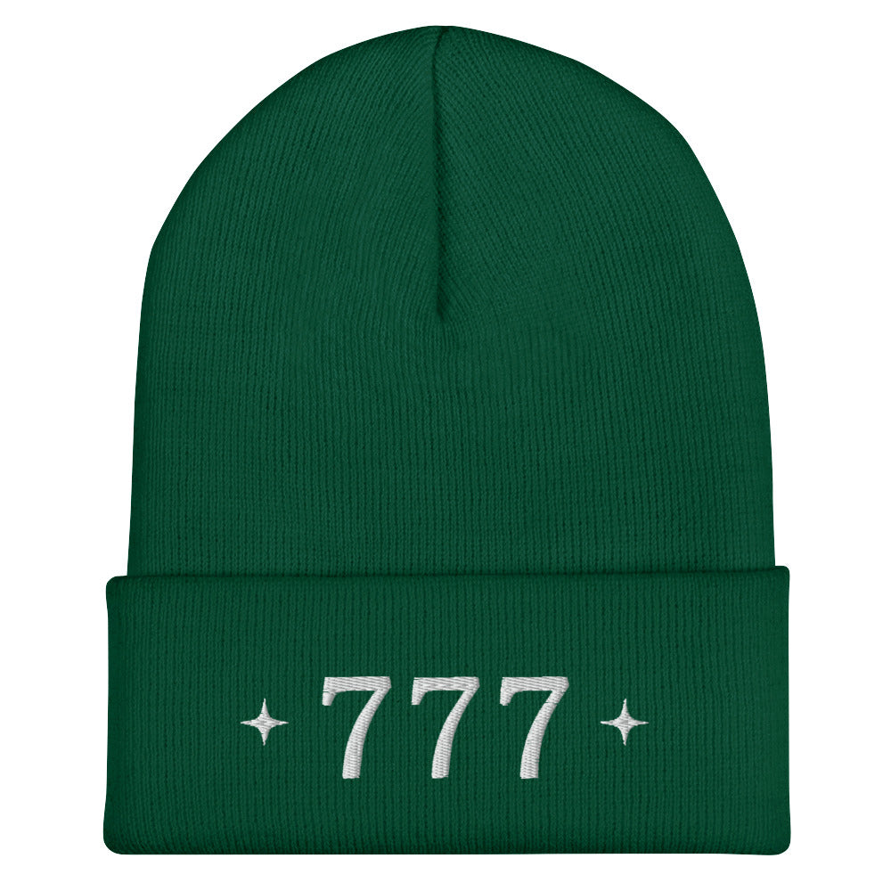 777 Cuffed Beanie