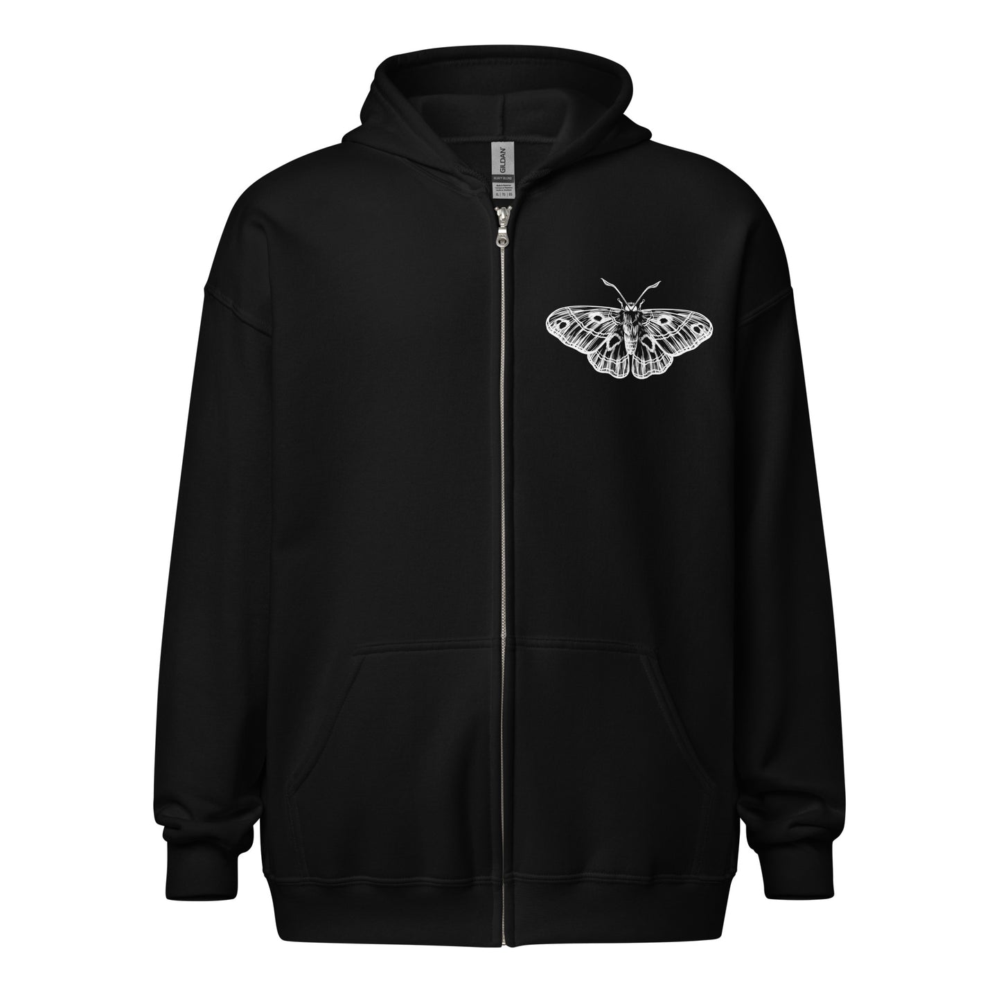 Moth Unisex Zip-up