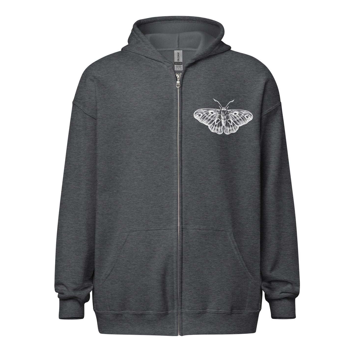 Moth Unisex Zip-up