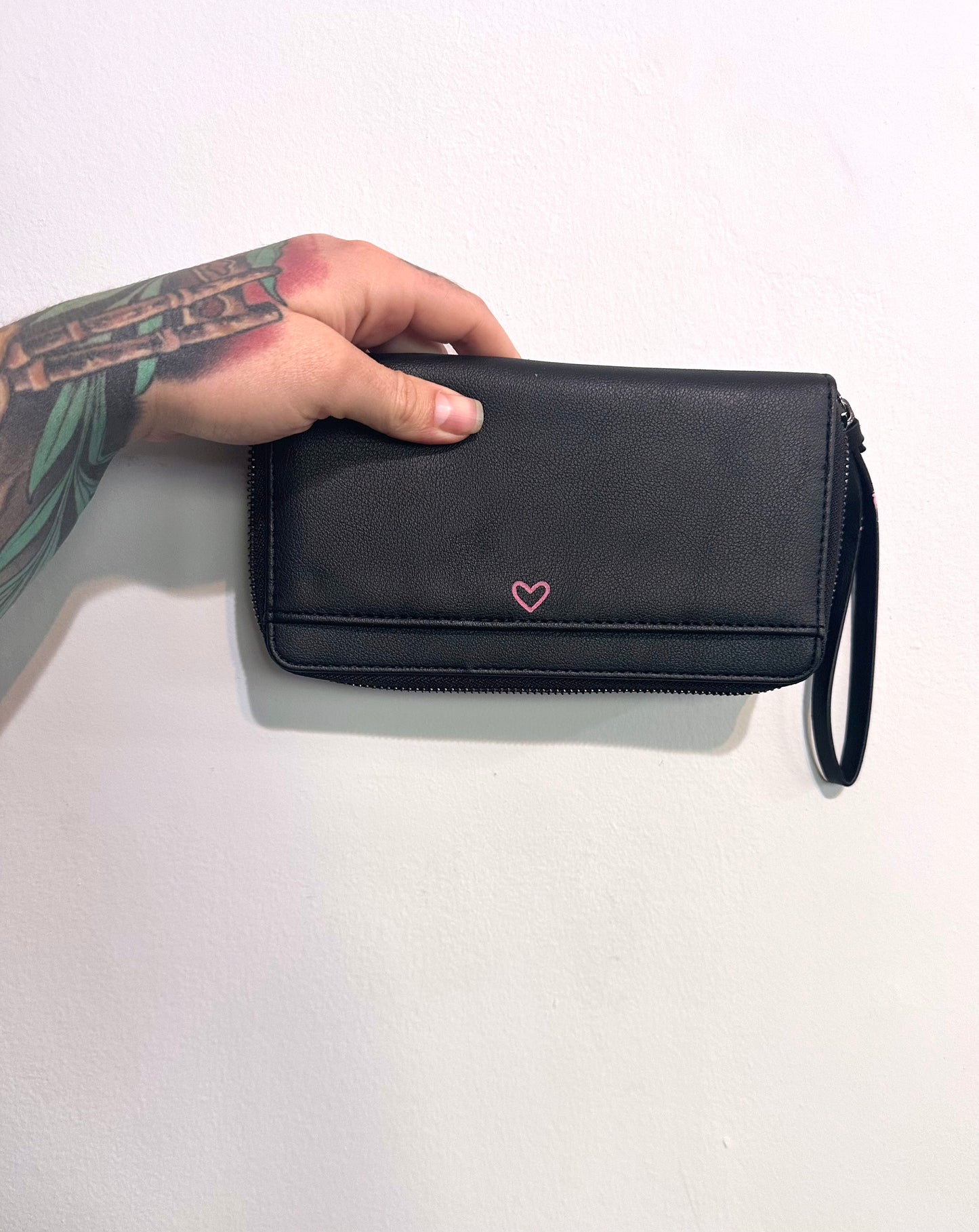 HAND PAINTED Rose Clutch