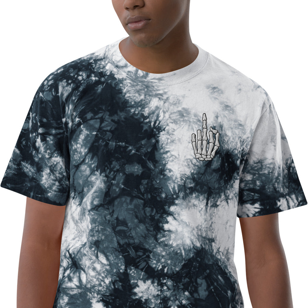 Skeleton tie-dye t-shirt