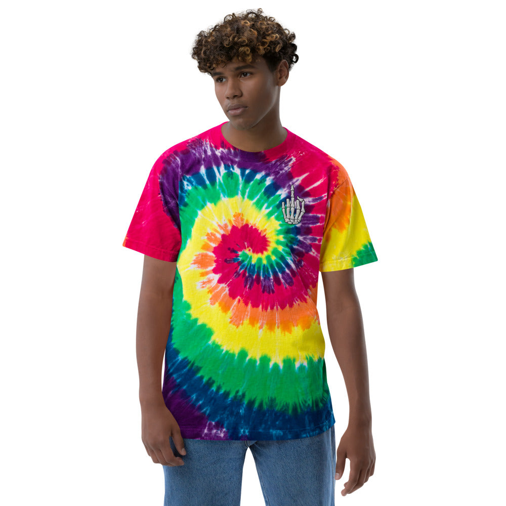 Skeleton tie-dye t-shirt
