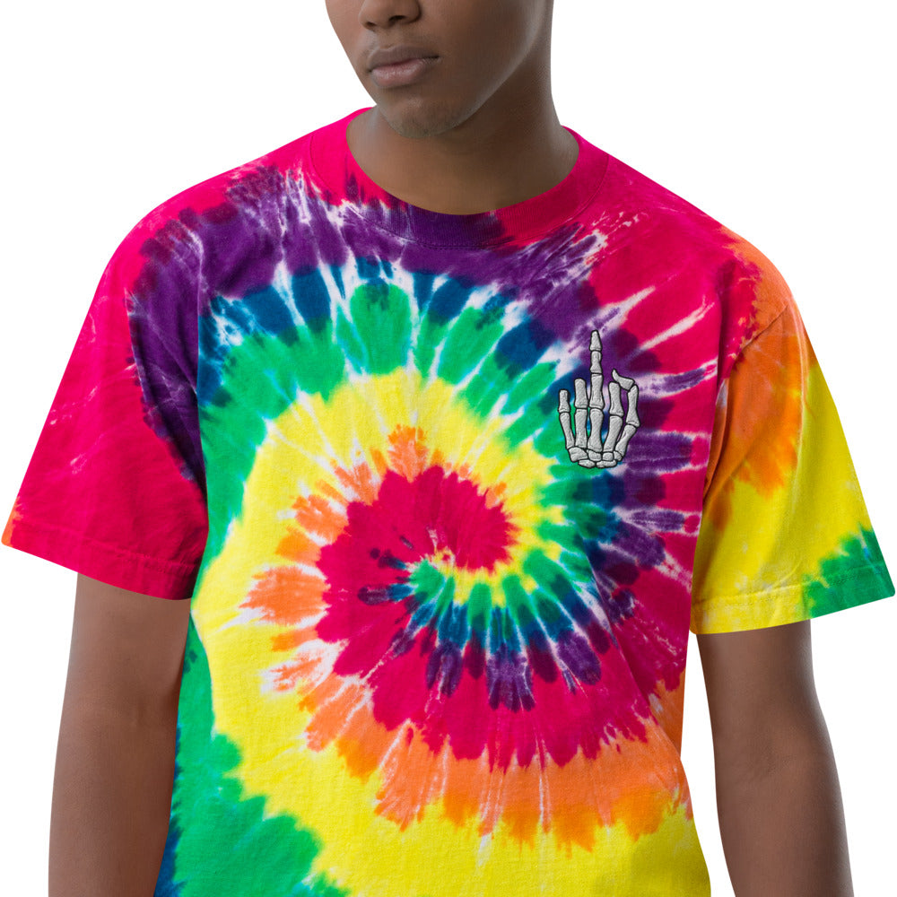 Skeleton tie-dye t-shirt