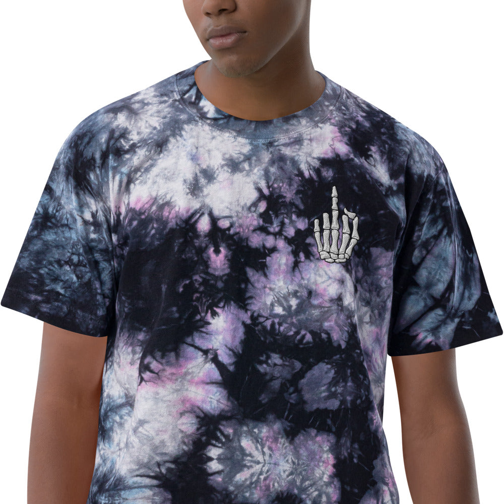Skeleton tie-dye t-shirt