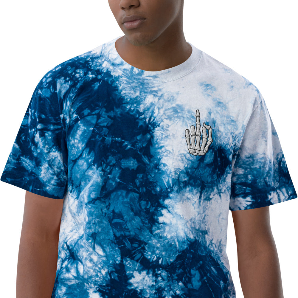 Skeleton tie-dye t-shirt