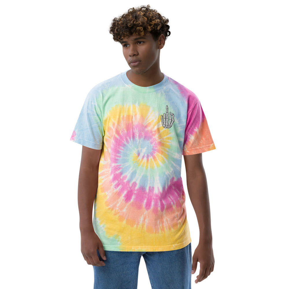 Skeleton tie-dye t-shirt