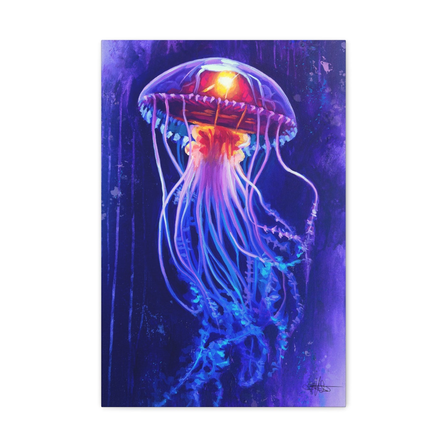 Jellyfish Canvas Gallery Wrap