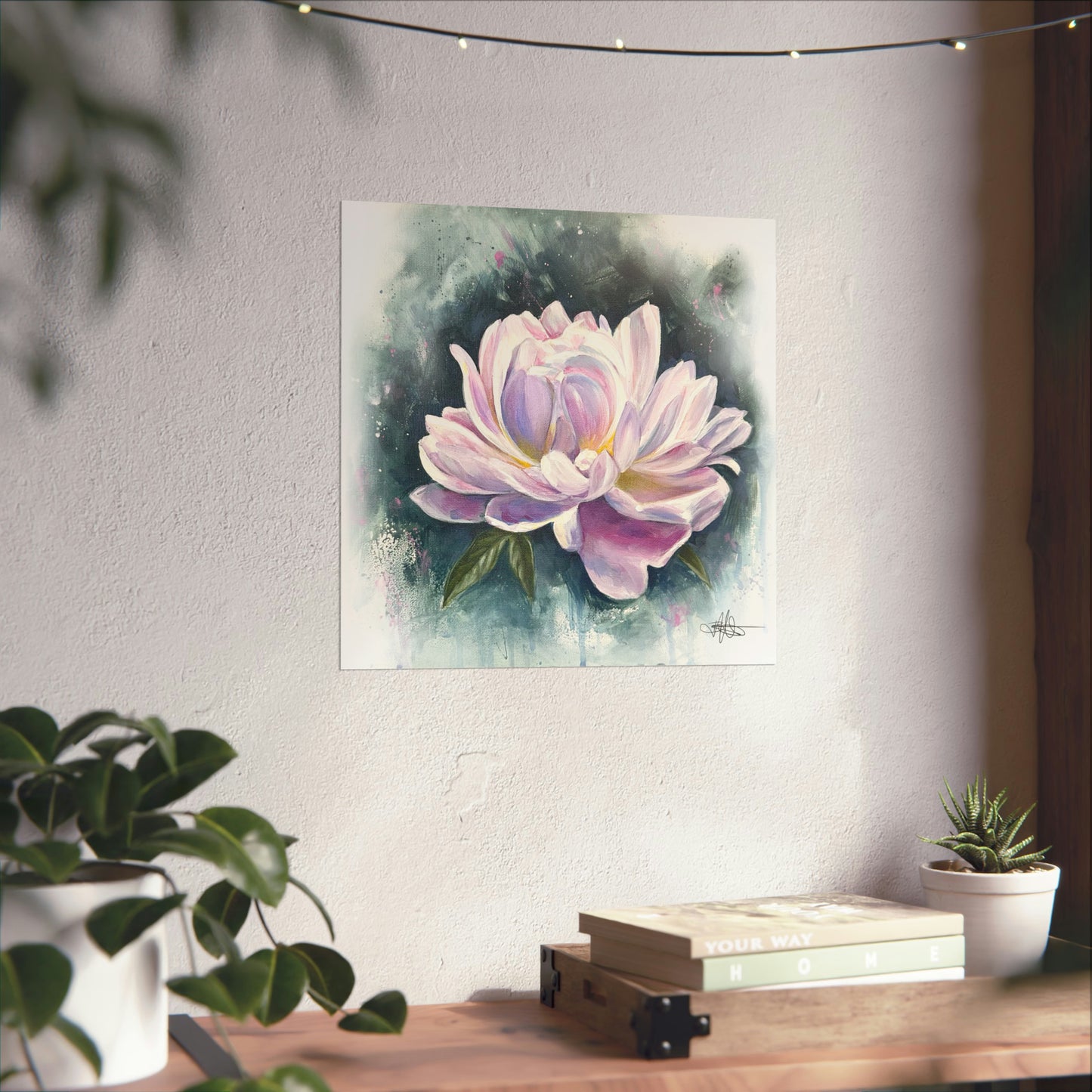 Peony Matte Poster