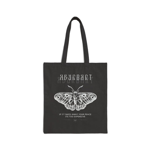 Moth Canvas Tote Bag