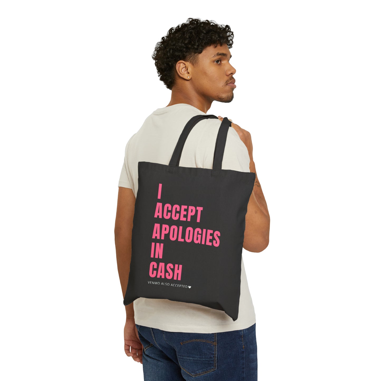 Cash Apologies Tote Bag