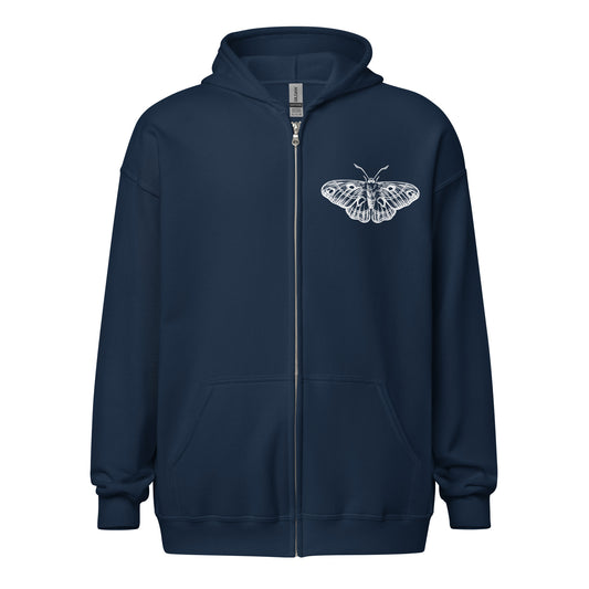 Moth Unisex Zip-up